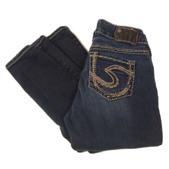 Silver Jeans Denim - Silver Suki Jeans Womens 26x32 Slim Straight Dark Wash (26x30)